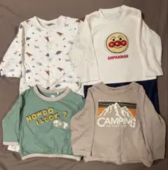 【まとめ売り】ロンパース2点・トップス2点