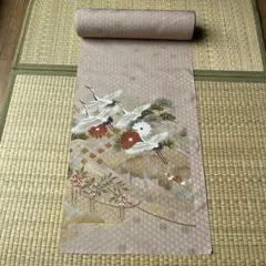 秘蔵名匠江戸小紋 反物 正絹 100% 赤系 - メルカリ