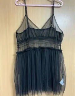 ✨美品✨サマンサモスモス♡チュールビスチェ♡ブラックのサムネイル