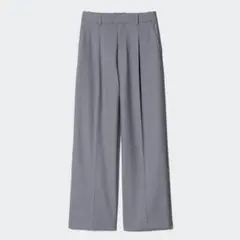 ユニクロ/タックワイドパンツ