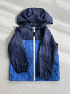 DOUBLE.B フード付きジャケット ネイビー/ブルー