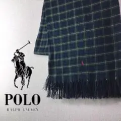 ★フランス製 ★チェック柄　Polo Ralph Lauren マフラー