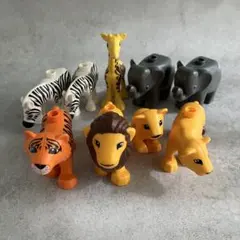 LEGO DUPLO 動物フィギュア 9体セット　サファリ