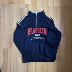 SHEINブルックリン ハーフジップ スウェット