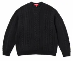 supreme appliqué cableknit sweater Mサイズ