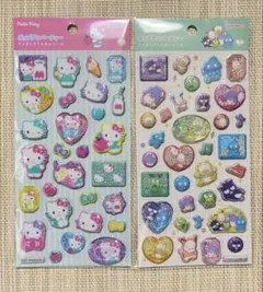 ポップデコパーティー サンリオ クリスタルシール　ハローキティ　はぴだんぶい