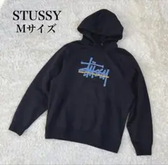 ☆STUSSY 90s 紺タグ パーカー 両面プリント オールド 希少☆ - メルカリ