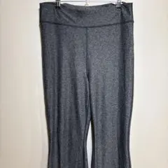 OLD NAVYヨガパンツ フレア レギンス ストレッチ グレー M TALL