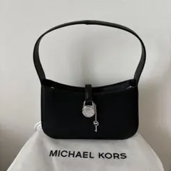最終お値下げ★新品★ MICHAEL KORS 黒 レザー ハンドバッグ