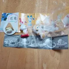 動物系カプセルトイ 3個セット(花兎、mofusand、おやすみレストラン)