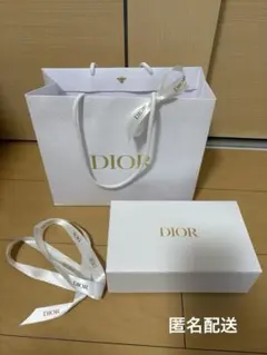 【美品】Dior ギフトバッグとボックス セット　リボン付き