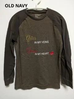 【キッズ】OLD NAVY 長袖カットソー ブラウン