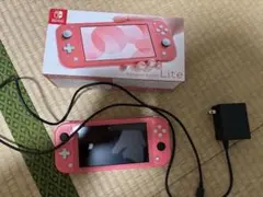 【訳あり】Nintendo Switch Liteコーラル 箱・充電器・ケース付
