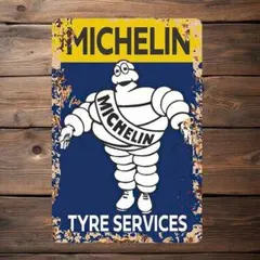 MICHELIN ミシュラン ブリキ看板 インテリア ヴィンテージ風