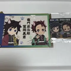 鬼滅の刃　ナンジャ　ミニゲーム　特別任務賞 ねこ型缶バッジ　富岡義勇 鬼滅の刃 ナンジャタウン 特別任務賞 ねこ型缶バッジ 富岡義勇