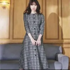 Herlipto ♡Classic Tweed Midi Dress ワンピース
