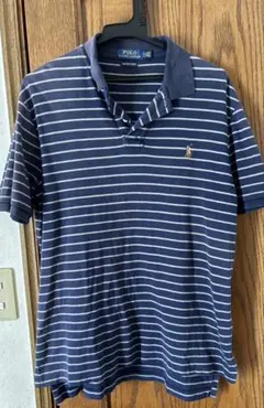 POLO RALPH LAUREN ポロシャツ ボーダー ネイビー メンズ
