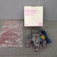 【未開封品】任天堂 ニンテンドー64 非売品コントローラークリアパープルのサムネイル