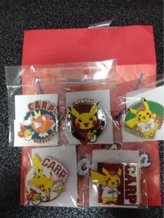 カープオリジナル ポケモンピンバッジ 全6種セット ピンズ - メルカリ