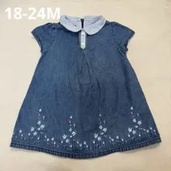 【TOMMY HILFIGER】デニムワンピース80-90