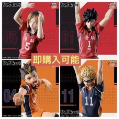 ハイキュー!! ポージングフィギュア 西谷夕　月島蛍 黒尾鉄朗　孤爪研磨　4体