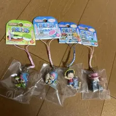 ワンピース　デフォルメバージョン宮城、松本、石川、長野限定ストラップ 4個セット