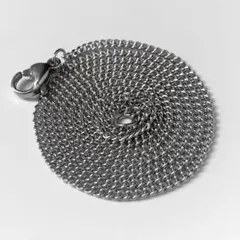 チェーンネックレス　喜平　シルバー　喜平チェーンネックレス　2mm シンプル