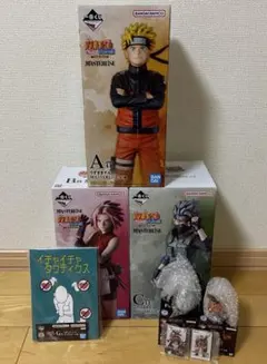 NARUTO 一番くじ フィギュア A賞C賞フィギュアG賞ノートセット - メルカリ