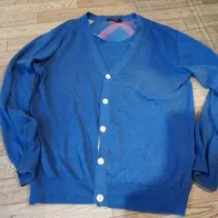 BLACK LABEL CRESTBRIDGE 青 カーディガン M