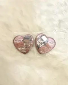 ゴールデンカムイ展 「愛です」缶バッジ ハート型缶バッジ　鶴見篤四郎　2点セット