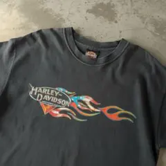 90s USA製FlamingEagle Harley-DavidsonTシャツ - メルカリ