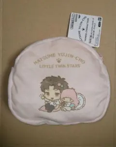 夏目友人帳 × サンリオキャラクターズ ふわふわポーチ2 北本 × ララ