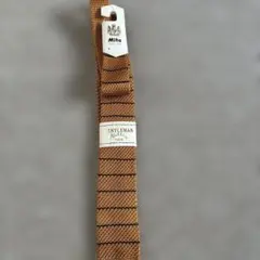 レトロMito GENTLEMAN Knit tie タイ ブラウン