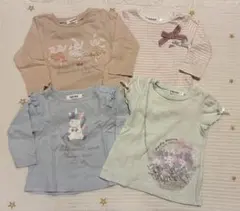 SLAP SLIP 長袖3枚、Tシャツ 1枚セット 80cm まとめ売り