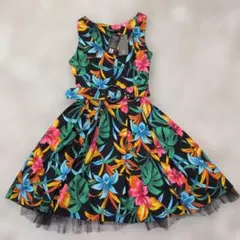 【新品】RINASCIMENTO イタリア製 ノースリーブワンピース 花柄のサムネイル