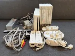 Wii 本体 + リモコン2個 + ゲームソフト7本