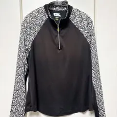 希少！グレッグノーマン ゼブラ ハーフジップ 【L 】体型カバーのサムネイル