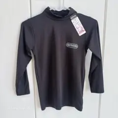 OUTDOOR ブラック アンダーシャツ 130