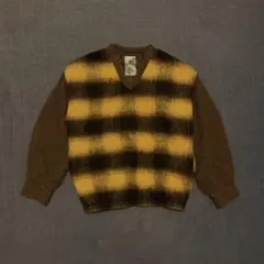 希少‼️ Ballsy イエロー ニット Vネック 古着 archiveのサムネイル