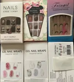 新品未使用品 ネイルチップ 6セット 付け爪 可愛い