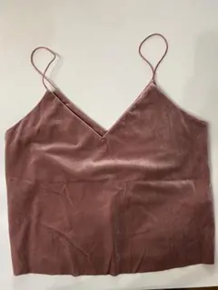 ベルシュカ　ベロアキャミソール