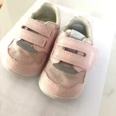 IFME ピンク ベビーシューズ メッシュ