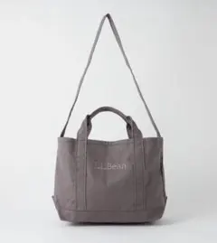 トートバッグ 別注　L.L.Bean グローサリー トートバッグM ライトグレー