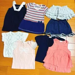 女の子 夏服 80cm まとめ売り ワンピース Tシャツ スカート