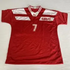 99.PUMA KAHS.F.C サッカーシャツ 赤 7
