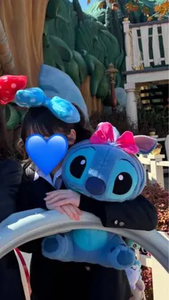 ミニー・マウス 水色　水玉　カチューシャ　ディズニー