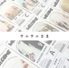 【ウニウニさま専用】POPEYE風エスコートカード