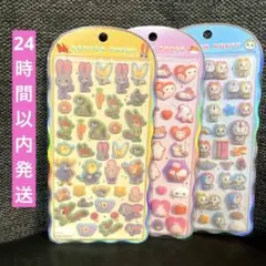 【正規品】コットンパフィーシール ズートピア　ベイマックス ドラえもん