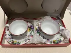 KENZO 花柄 ティーカップ&ソーサー2客セット