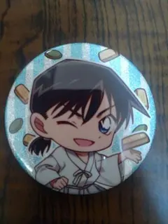 名探偵コナン　キラキラ缶バッジクッキーver.　沖田総司